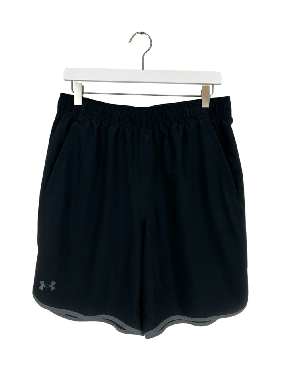 Under Armour Black/Grey Trim Athletic Shorts Men's Size Large
